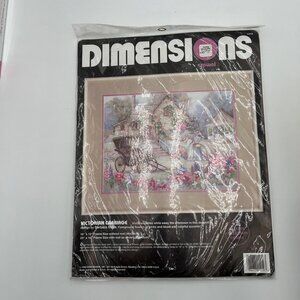 Dimensions Crewel Victorian Carriage 16 x 12